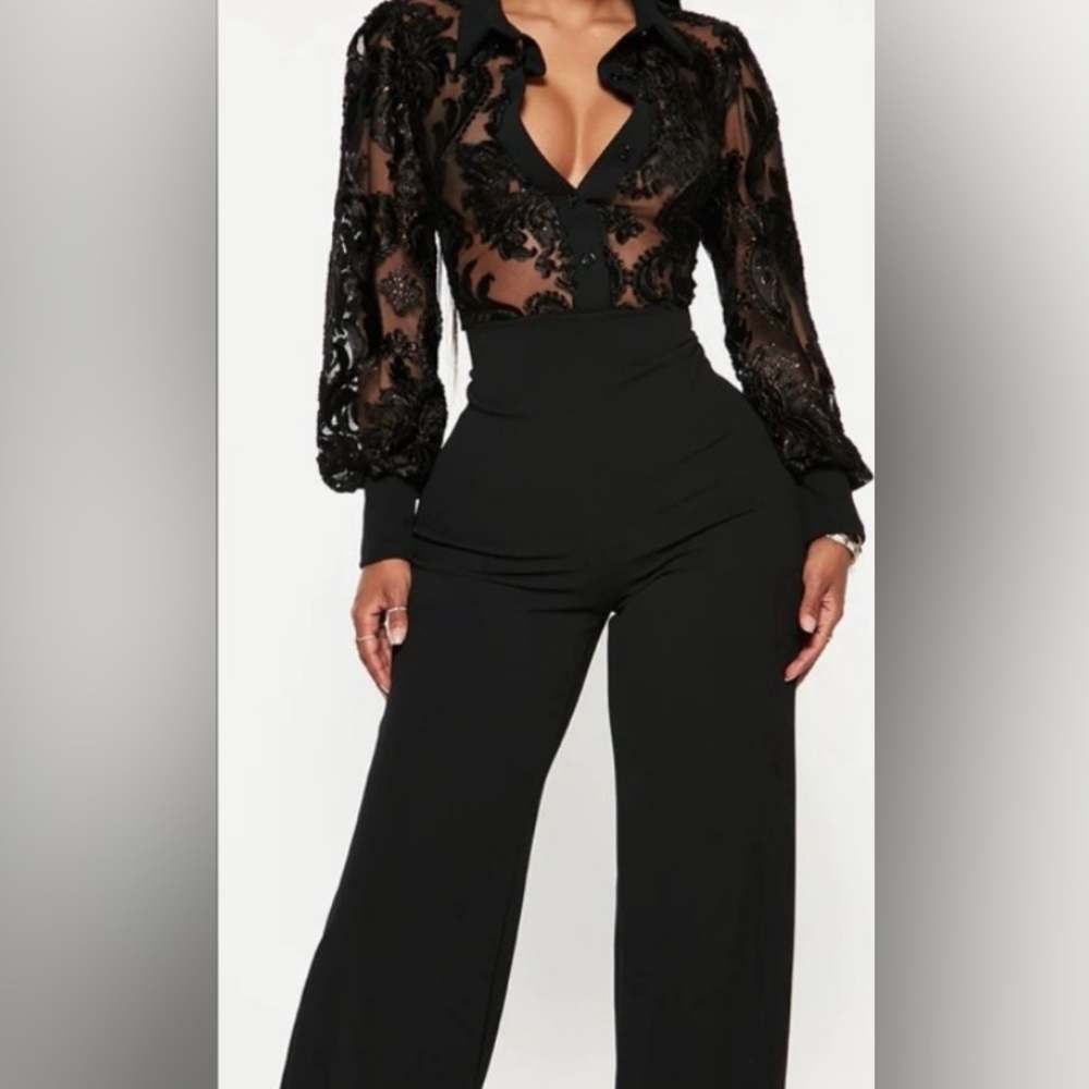 Touch of lace jumpsuit